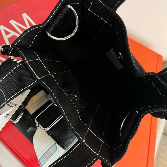 BNWT Little Boxy Denim Bag with straps - Picture 5 of 5